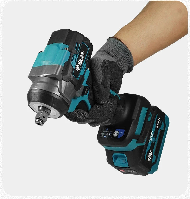 Conjunto de chaves elétricas sem escova EGOD de 1/2'' de alta potência, 500 N.M, para remoção de pneus soltos, ferramentas elétricas para reparo de pneus de carro, para bateria Makita de 18 V