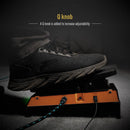 Pedal combinado SONICAKE FlipWah Brasil Wahwah com efeito e controle de volume ativo, tamanho padrão, em caixa metálica QEP-10