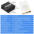 Isolador de áudio VEDO GX200, mixer de dois canais com entrada XLR de 6,5 mm, filtro de terra comum para microfone e redução de ruído.