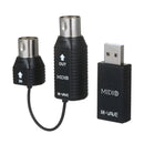 Sistema MIDI M-VAVE Teclado MIDI sem fio Adaptador sem fio Plug and Play Compatível com sistema Windows Transmissão sem fio para smartphones