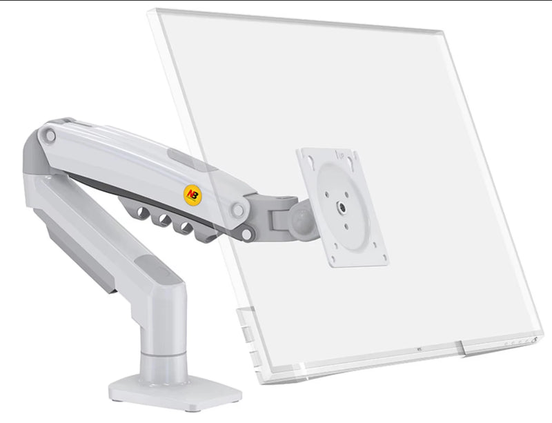 Suporte de monitor LCD LED de mesa de 17 a 30 polegadas com mola a gás F80 Braço ergonômico Suporte de gás Flexi Mount Carga 2 a 9 kg