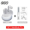 Fones de ouvido QCY MeloBuds Pro ANC Bluetooth 5.3 sem fio 46dB híbrido ANC Hi-Res LDAC fones de ouvido 6 microfones 34h detecção intra-auricular