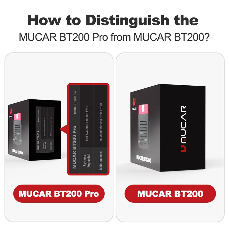 Ferramentas de diagnóstico automotivo MUCAR BT200 OBD2 Bluetooth Wifi Scanner para todos os carros Auto Testador OBD2 15 Redefinições de diagnóstico