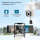 Câmera ICSee de 3MP, Câmeras de Vigilância Wi-Fi, Câmera de Segurança, Monitor, Câmera Wi-Fi Inteligente 360, Vigilância à Prova