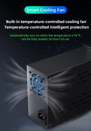 Fonte de alimentação KUAIQU DC 30V 10A, fonte de alimentação de bancada DC regulada por comutação ajustável, 12V 24V 48V 60V 120V, carregamento inteligente