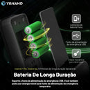 Fechadura eletrônica inteligente com impressão digital biométrica, cartão inteligente, senha, chave, desbloqueio, USB, sem aplicativo, trava de carga de emergência para casa