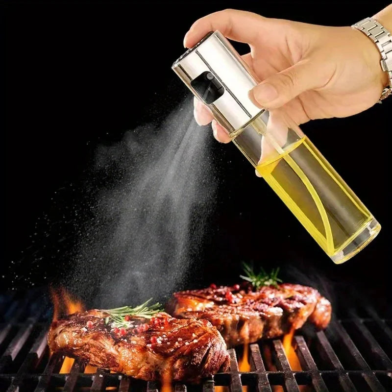 Spray Pulverizador para Azeite e vinagre em Inox e Vidro 100ml