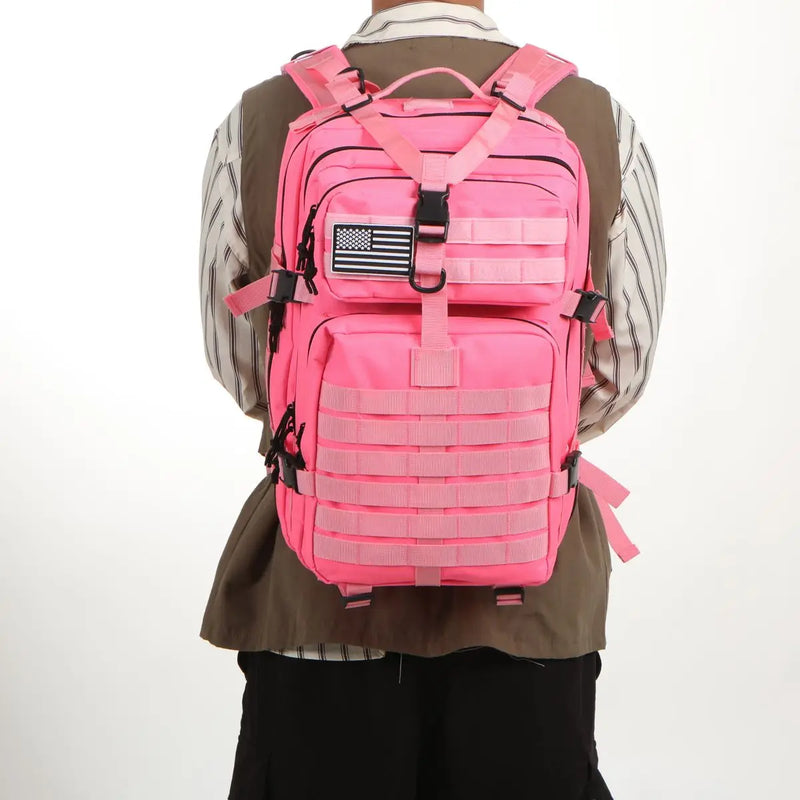 Mochila impermeável de nylon 1000D 30L/50L para atividades ao ar livre, esportes táticos, acampamento, caminhadas, trekking, pesca, caça