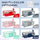 Cercado infantil IMBABY para uso interno, com barreira de segurança, piscina seca e área de recreação para crianças.