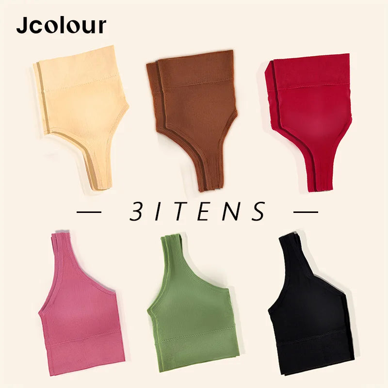 Sutiã esportivo feminino de 3 peças, roupa íntima para academia, roupa íntima feminina, sutiã respirável sem costura