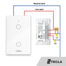 Interruptor Inteligente 1, 2, 3 ou 4 Botões Monopolar, sem Necessidade de Neutro, 1 Canal, 16A - Compatível com Alexa e Google Home