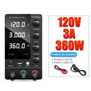 Fonte de alimentação com display digital ajustável Mini fontes de alimentação de laboratório Regulador de tensão 60V 5A 120V 3A 32V 6A KUAIQU 30V 10A DC
