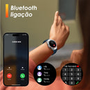 Relógio AURAFIT 2025, 1,43 Amoled, à prova d'água 3ATM, mais de 150 modos esportivos, monitoramento de saúde, Android e IOS