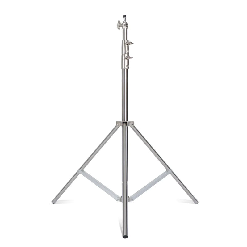 Tripé de pressão de ar de 290 cm com rolamento de 10 kg para câmera, suporte de luz de aço inoxidável para anel de luz, transmissão ao vivo no YouTube e fotografia, macio
