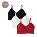 Lingerie feminina de 3 peças, sutiãs curtos, sutiãs sensuais, tops femininos, frete grátis, sutia poliéster 90%