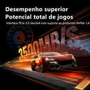 SSD M2 KOOTION X15 NVME 256GB ou 512GB PCIe 3.0x4 M.2 2280 Disco Rígido Interno para Laptop Desktop