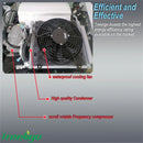 Ar condicionado elétrico de teto Treeligo 12V/24V 13500BTU para trailers, motorhomes e vans. Ideal para estacionamento e transporte em veículos recreativos, caminhões, trailers e caravanas.