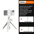 Ulanzi MT-08 Mini Tripé Branco Dobrável Monopé Tripé 1/4'' Universal para DSLR Android iPhone Smartphone