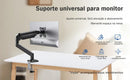 SUPORTE DE MONITOR DE MESA ARTICULADO COM MOLA A GÁS WK-MSP1
