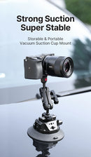 Kit de suporte de carro com ventosa Ulanzi para câmera de ação de celular GoPro Hero Insta360 DJI Magic Arm com rotação flexível e vidro que suga