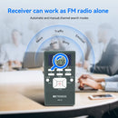 Sistema de áudio sem fio Retekess para guias turísticos: Transmissor FM FT11, Receptor de rádio FM PR13, Ideal para guias turísticos, conferências, igrejas e treinamento para Hajj.