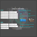 Cooler de processador x99 para LGA 2011 RGB Ventilador IWONGOU 2 Heatpipes CPU Radiator PWM 3Pin Fans para Intel 1366/1700/AM4/AMD