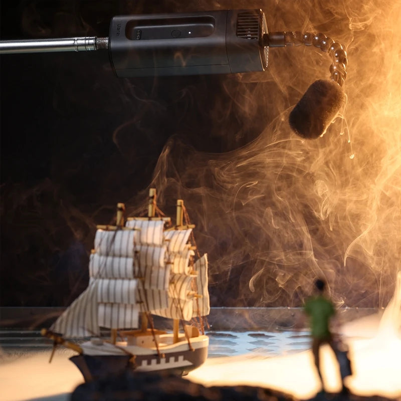 Máquina de fumaça de gelo seco portátil Ulanzi FM01 Ace Fog Machine 40W Estúdio de filmagem de vídeo curto Efeitos de palco Controle sem fio
