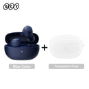 Fones de ouvido sem fio QCY HT07 ANC com cancelamento de ruído de 40 dB TWS, 6 microfones, chamada AI HD, Bluetooth 5.2, reprodução de 32 horas