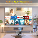 Projetor XIWBSY 4K, 40000 lúmens, Android, Luz do Dia, Foco Automático, 2000 ANSI, WiFi 6, BT 5.3, Vídeo, Home Cinema, Projetor LED para Ambientes Externos