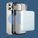 Carregador magnético banco de energia sem fio magnético pacote de bateria portátil externo, banco de energia caixa de telefone