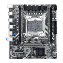 Kit de placa-mãe SOYO X99 com processador Xeon E5 2650 V4 LGA2011-3, 16 GB de RAM DDR4 (1x16 GB) de 2133 MHz e SSD NVMe M.2 SATA para computador desktop.