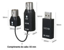 Sistema MIDI M-VAVE Teclado MIDI sem fio Adaptador sem fio Plug and Play Compatível com sistema Windows Transmissão sem fio para smartphones