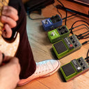 Pedal de overdrive analógico mini Nobels ODR-mini2 Natural com nova caixa de metal aprimorada e botões indicadores que brilham no escuro.