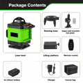 Ferramenta de construção profissional 16 linhas 4D autonivelante nível a laser estoque Brasil bateria 2400mAh controle remoto Bluetooth
