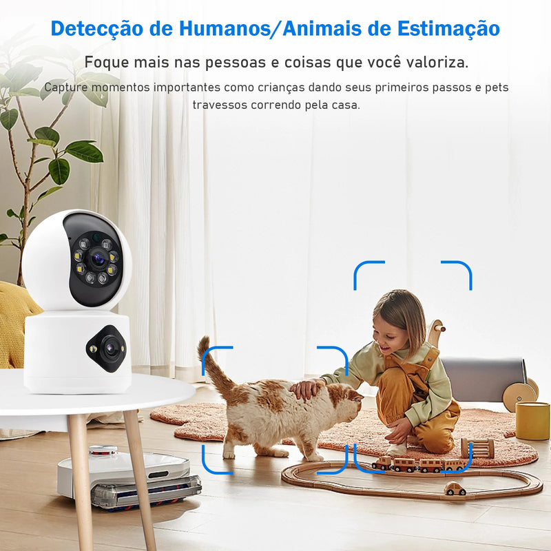 Bebê, ICSee, Câmera de Segurança Wi-Fi, Câmera IP, Câmera 360, Câmeras de Vigilância Wi-Fi, Mini Câmera Wi-Fi, Coibeu