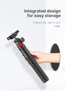 Tripé ULANZI MT-44 Tripé para Smartphones, Vlogs e Câmeras SLR Portáteis com Suporte para Celular e Sapata Fria