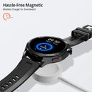 Smartwatch AIWR Peps 1R com tela AMOLED de 1,43 polegadas, compatível com Android e iOS, mostradores com IA, chat, GPT, resistência à água 5ATM e mais de 150 esportes.