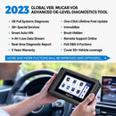 MUCAR VO6 Ferramenta Profissional de Diagnóstico Automotivo com Sistema Completo, 28 Resets (Óleo, DPF, Freio, ETS), Atualização Gratuita Vitalícia, Scanner Automotivo OBD2 com VIN.