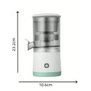 Espremedor elétrico, liquidificador doméstico de laranja e limão, espremedor de smoothies multifuncional, carregamento USB