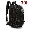 Mochila impermeável de nylon 1000D 30L/50L para atividades ao ar livre, esportes táticos, acampamento, caminhadas, trekking, pesca, caça