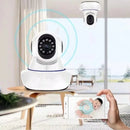 Câmera sem fio WiFi 1080P, monitoramento de segurança residencial, câmera interna com detecção de movimento, câmera panorâmica e inclinação de 360 °, monitor para bebê