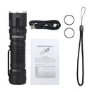 Lanterna tática LED Sofirn SC33 XHP70.3 HI 5200lm Potente 21700 Tipo C Recarregável com interruptor eletrônico Luz externa