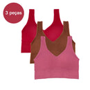 Sutiã esportivo feminino de 3 peças, roupa íntima para academia, roupa íntima feminina, sutiã respirável sem costura