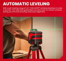 Nível a laser verde série YEVOLT YVGLL4XS, 3/4 planos, 12/16 linhas, autonivelante, 360 graus, 3D/4D, horizontal e vertical, 3,6 V, 3 Ah, ferramentas elétricas