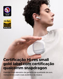 Fones de ouvido sem fio SoundPEATS Air5 Snapgragon Sound com aptx Adaptive Lossless e QCC3091, ANC Bluetooth V5.4 Fones de ouvido com 6 microfones