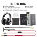 Fone de ouvido com fio Oneodio A71, com microfone, para estúdio DJ, monitor profissional, gravação e mixagem para jogos