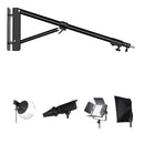 Braço de lança SH Heavy Wall Mount para estúdio fotográfico, luzes estroboscópicas de vídeo, comprimento máximo de 100 cm, rotação horizontal e vertical