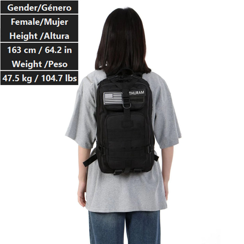 Mochila de nylon impermeável 30L/50L 1000D para caminhadas, pesca e caça, para atividades ao ar livre, esportes táticos, acampamento e caminhada