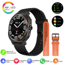 Relógio inteligente com papel de parede personalizado, alertas de chamadas/mensagens, chamadas sem fio, relógio esportivo