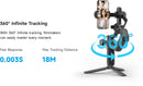 Kit Gimbal Tudo-em-Um FeiyuTech SCORP Mini-3 com Rastreamento Inteligente por IA Integrado, Suporta até 2,0 kg, para Câmeras de Ação Mirrorless e Smartphones